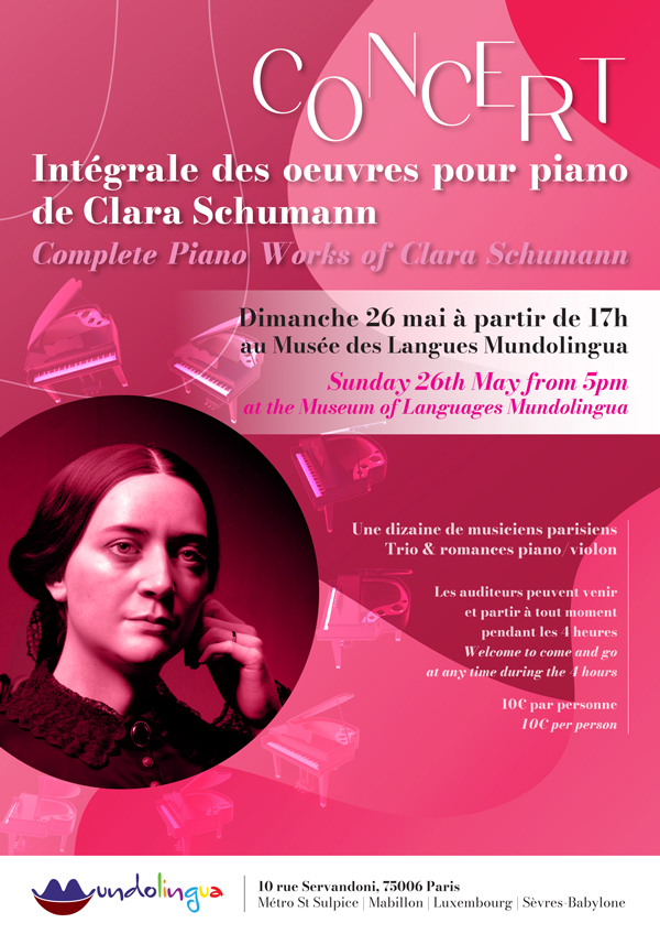 Concert Clara Schumann